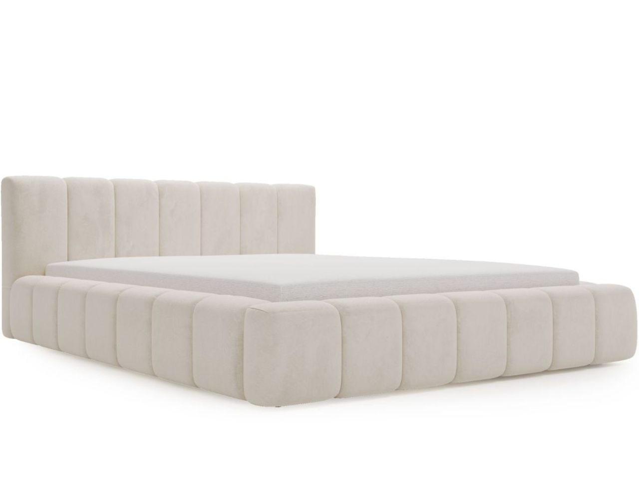 POLSTERBETT Orio 140x200 Beige - Beige, Textil (140/200cm) - Graingold