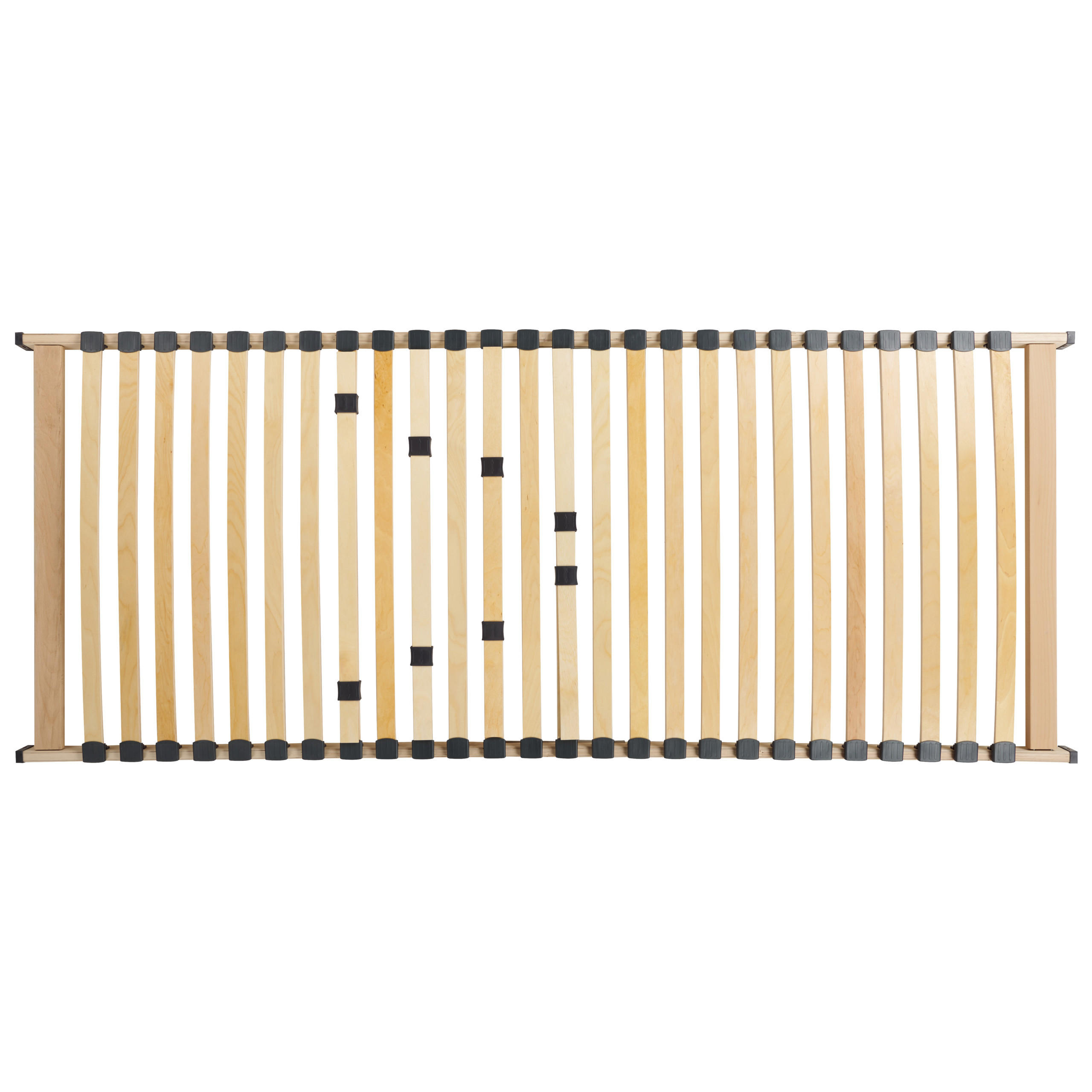 LATTENROST 80x200 cm Heller Holzfarbton Vouziers - Hellbraun, Holz (80/200cm) - Beliani