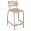 BARHOCKER Mol 52x95x55cm - Taupe, Kunststoff (52/95/55cm) - AlterEgo