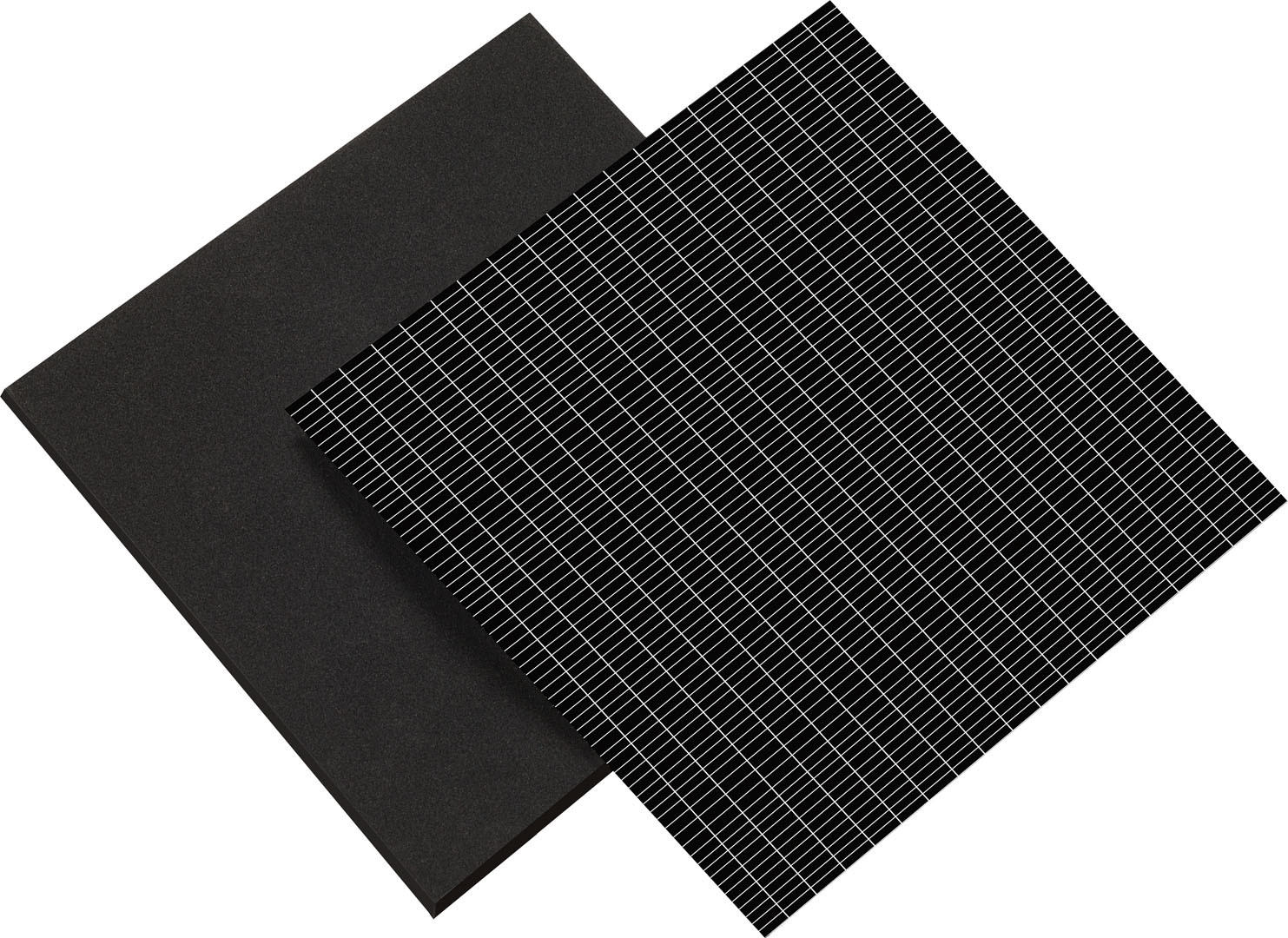 ANTIRUTSCH-MATTE SPOT - Schwarz, Kunststoff (20/1/20cm)