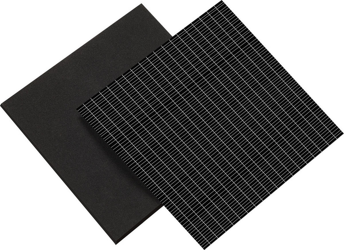 ANTIRUTSCH-MATTE SPOT - Schwarz, Kunststoff (20/1/20cm)