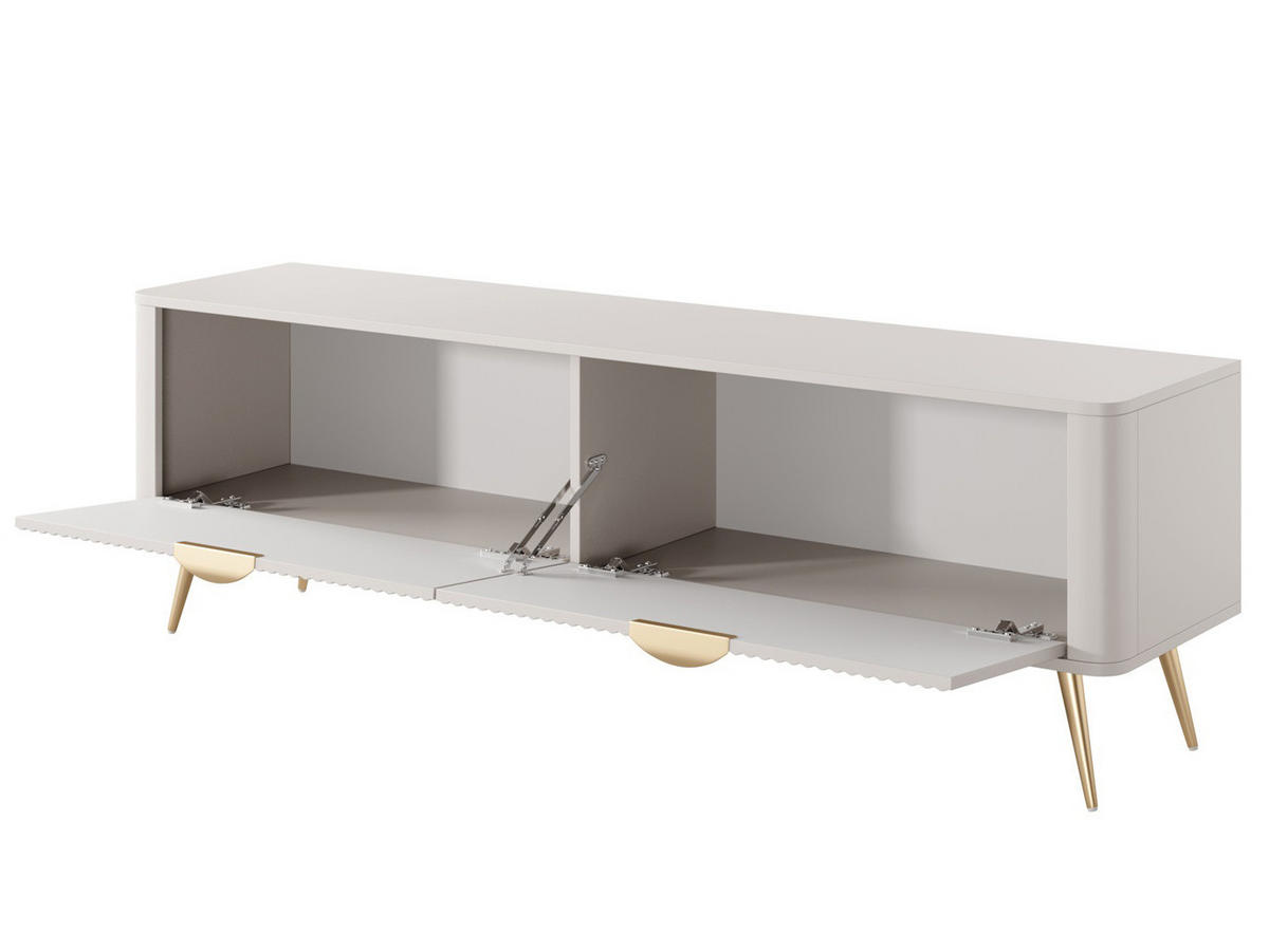 TV-SCHRANK zweitürig BELLO Beige - Beige, Holzwerkstoff (163/51/38cm) - Compleo24