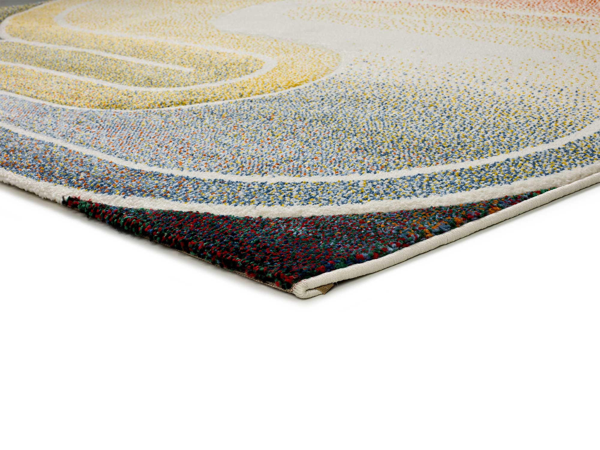 WEBTEPPICH orange und beige Sybil 120/170 cm - Multicolor/Orange, Naturmaterialien/Textil (120/170cm) - Atticgo