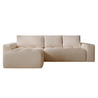 ECKSOFA Portland Beige Links - Beige, Holz/Kunststoff (165/250cm) - Graingold