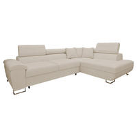ECKSOFA Cotere Premium, Seite: Rechts - Sandfarben, Holz/Textil (270/202cm) - MIRJAN24