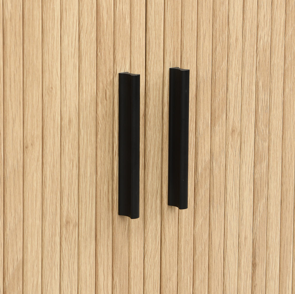 KOMMODE 140/40/78 cm aus MDF mit Rolljalousie-Türen Natur - Naturfarben, Holzwerkstoff (140/78/40cm) - Modenvie