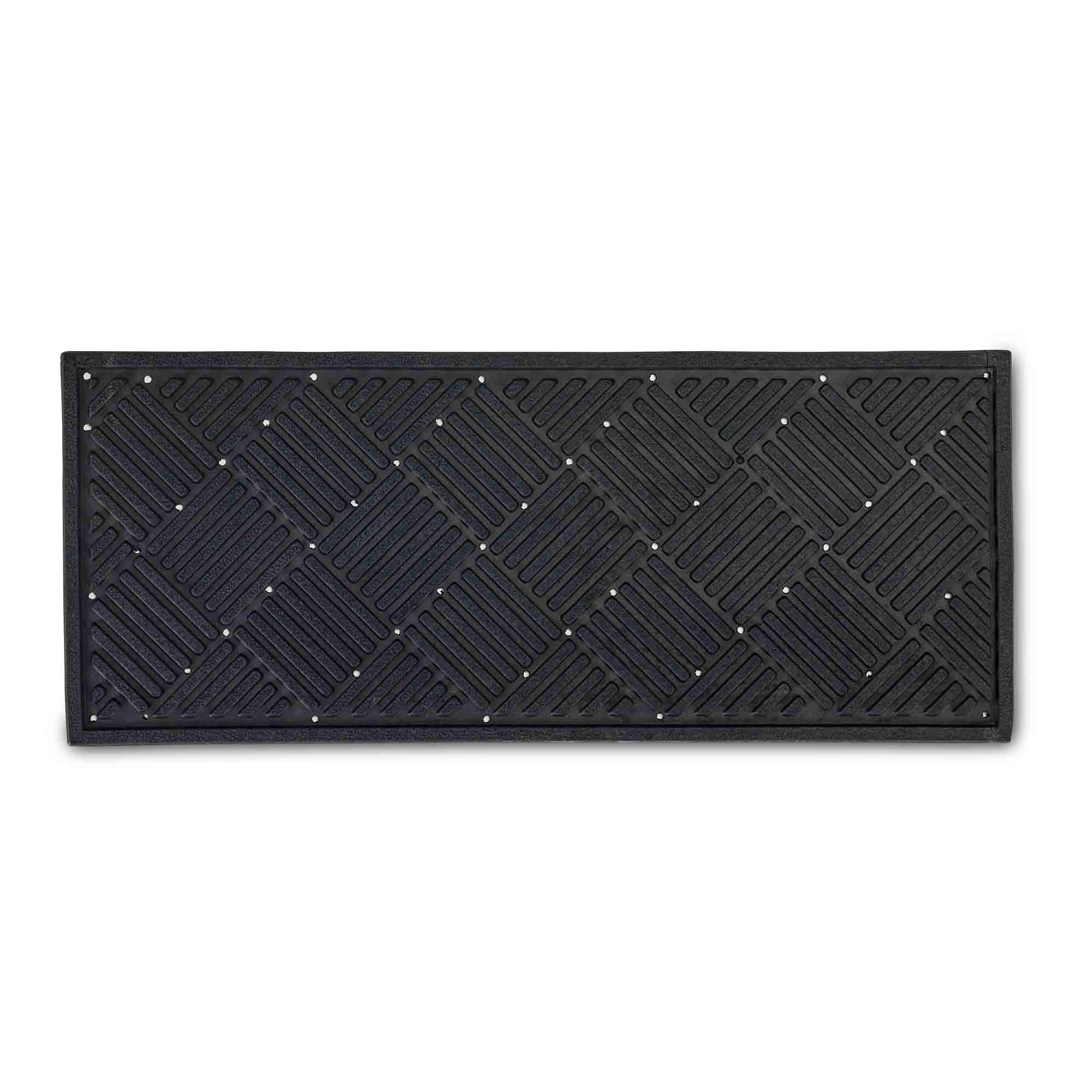FUSSMATTE AUßEN DYNAMIC RILLEN - Schwarz, Textil (25/60cm) - Astra