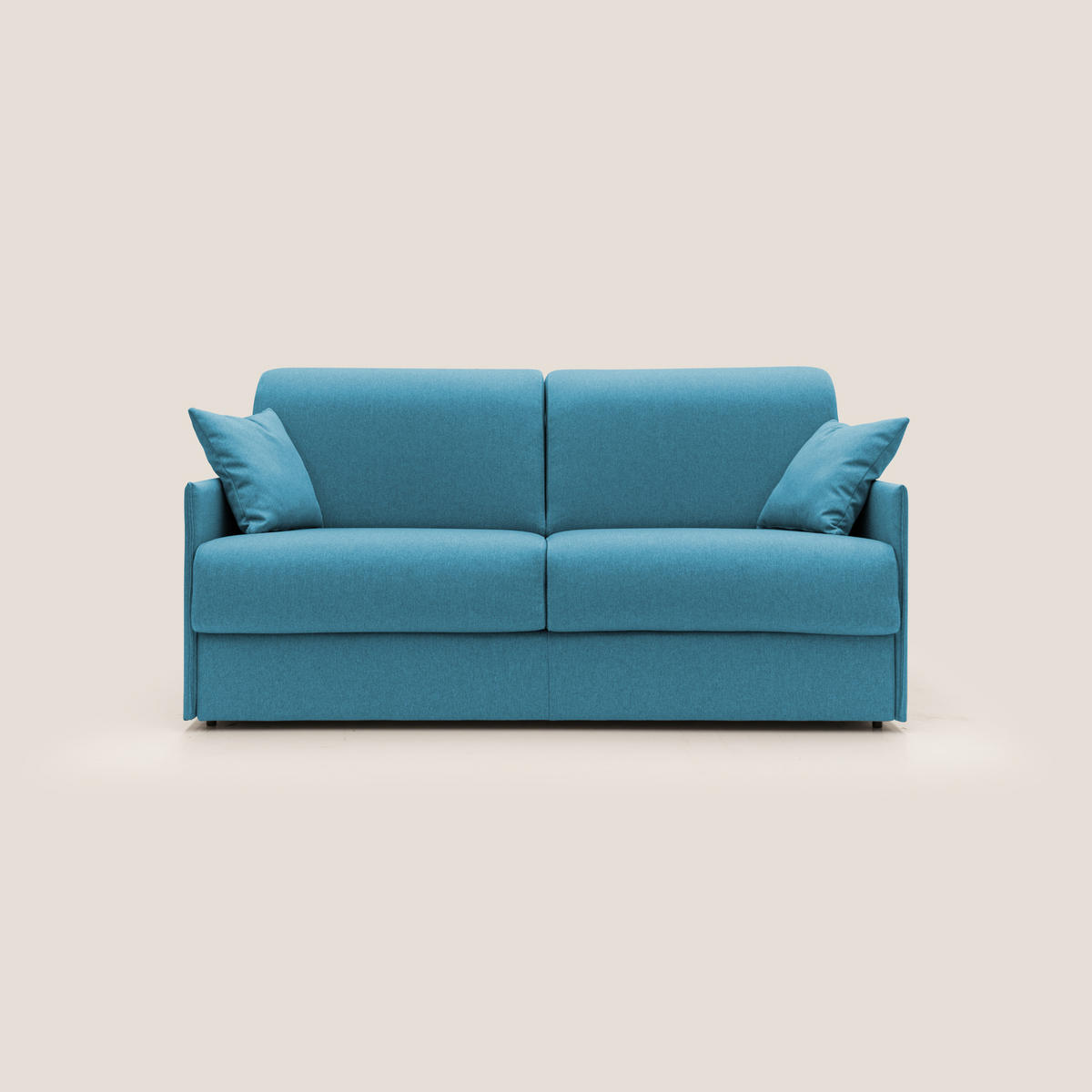 SCHLAFSOFA Evans - Hellblau, Textil (149/90/96cm) - Divani.store