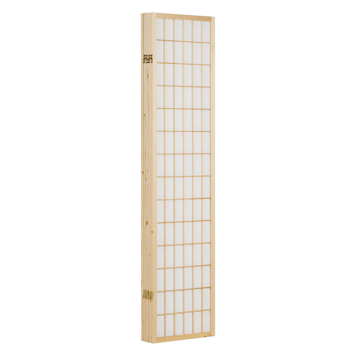 PARAVENT 5-tlg. 220/175 cm Braun Shoji - Braun, Holz (220/175/2cm) - Homestyle4u