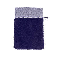 WASCHHANDSCHUH BROOKLYN - Dunkelblau, Textil (20/15cm) - MÖVE