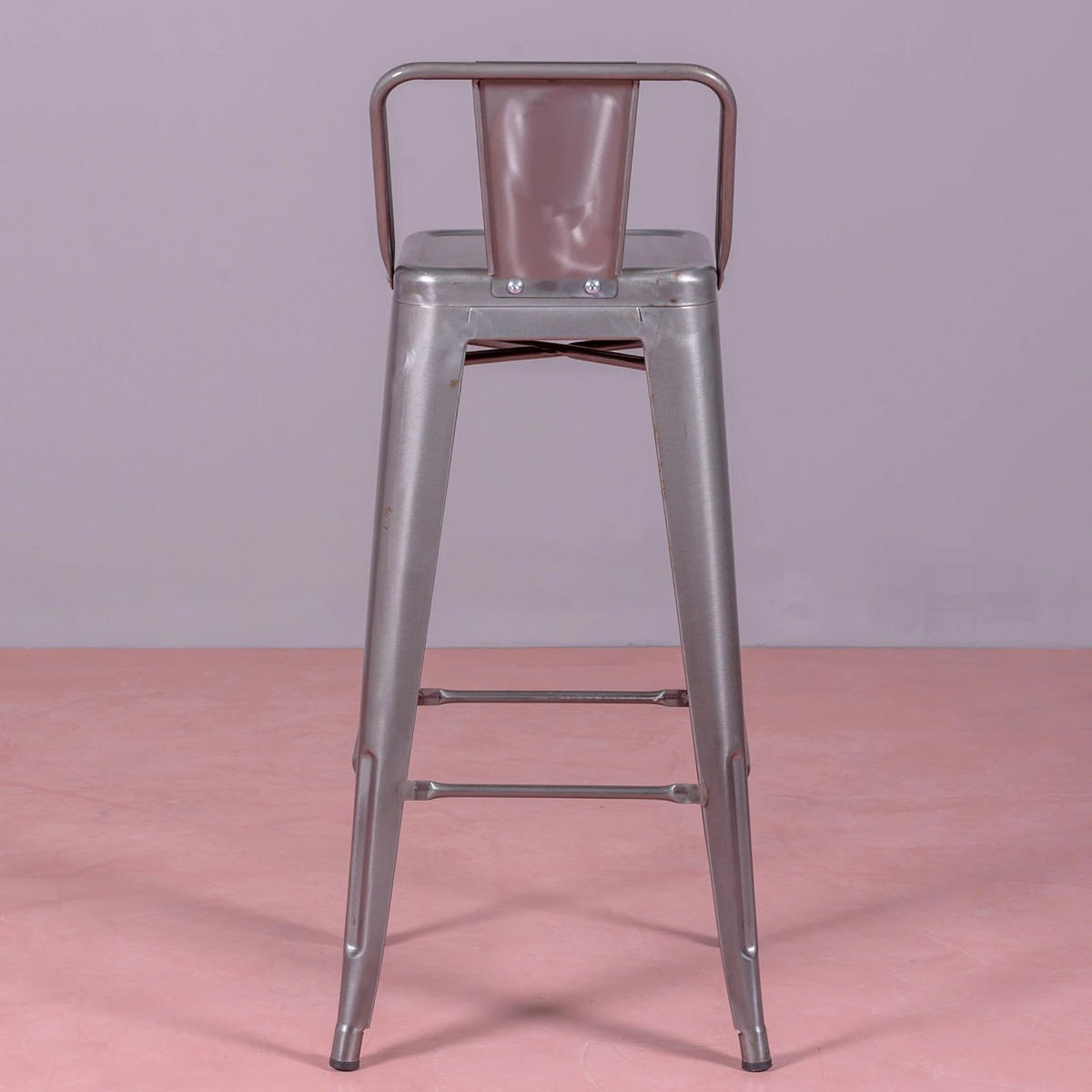 HOCKER Metall Alufarben - Alufarben, Metall (43/97/43cm) - Nest Dream
