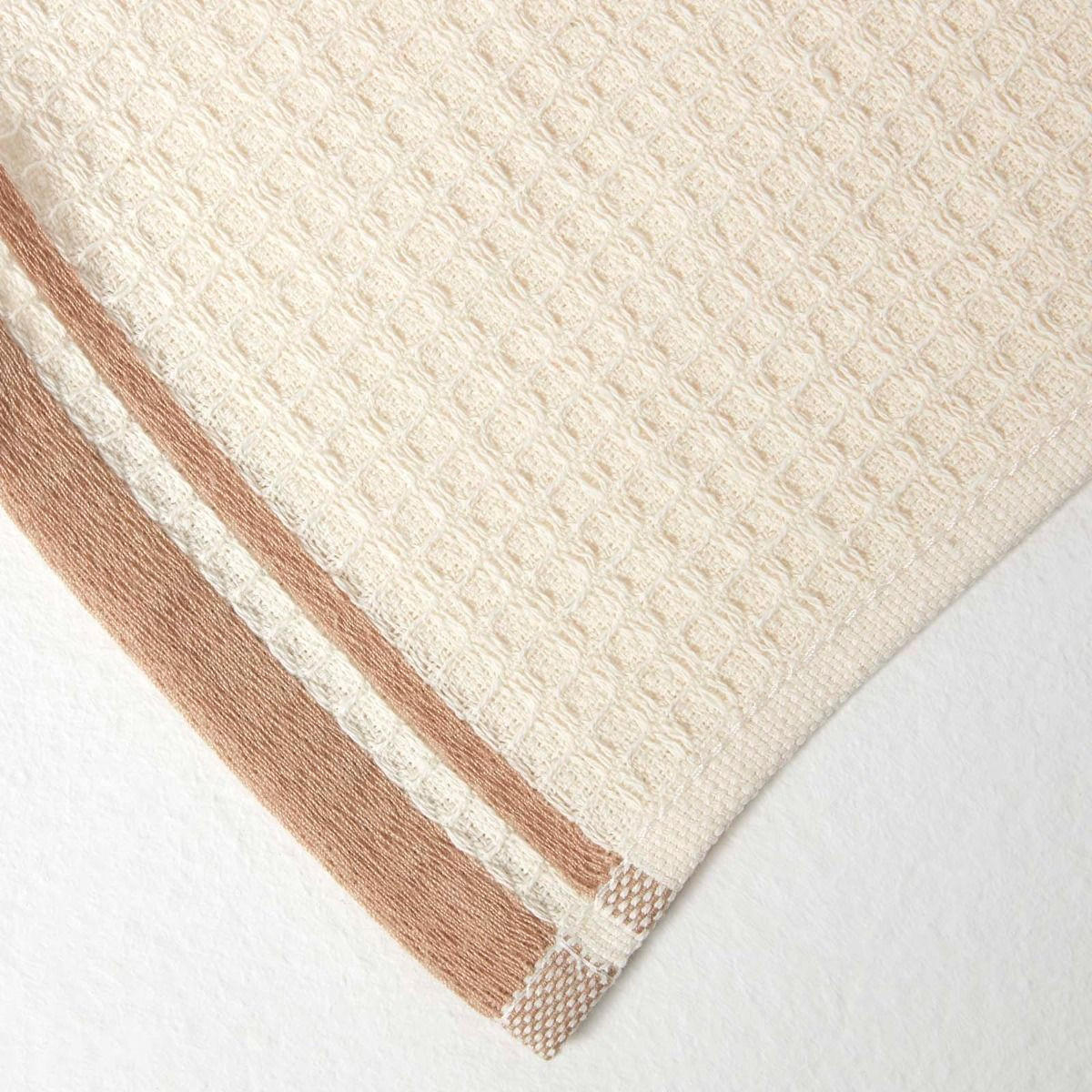 GESCHIRRTÜCHER Huhn, 2er-Set Waffelpiqué, 100% Baumwolle - Beige, Textil (40/60cm) - Homescapes
