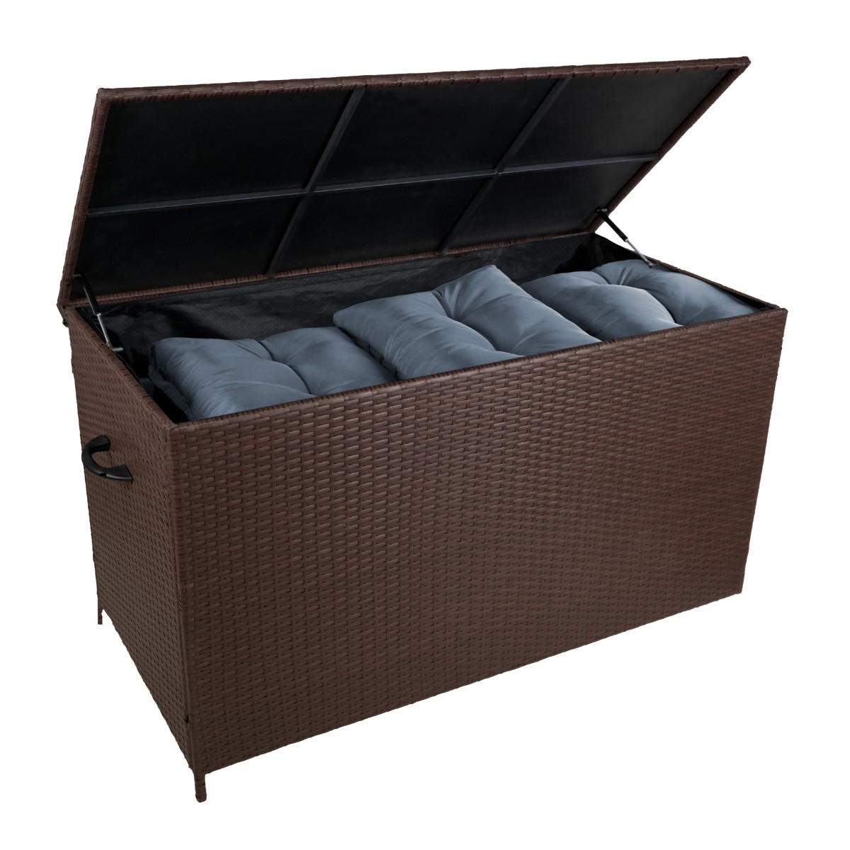 KISSENBOX Rattan - Braun - Braun, Naturmaterialien (138/1/70cm) - Monstershop