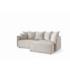 ECKSOFA Minea Mit Schlaffunktion - Weiß, Holzwerkstoff/Textil (221/153cm) - Fun Möbel