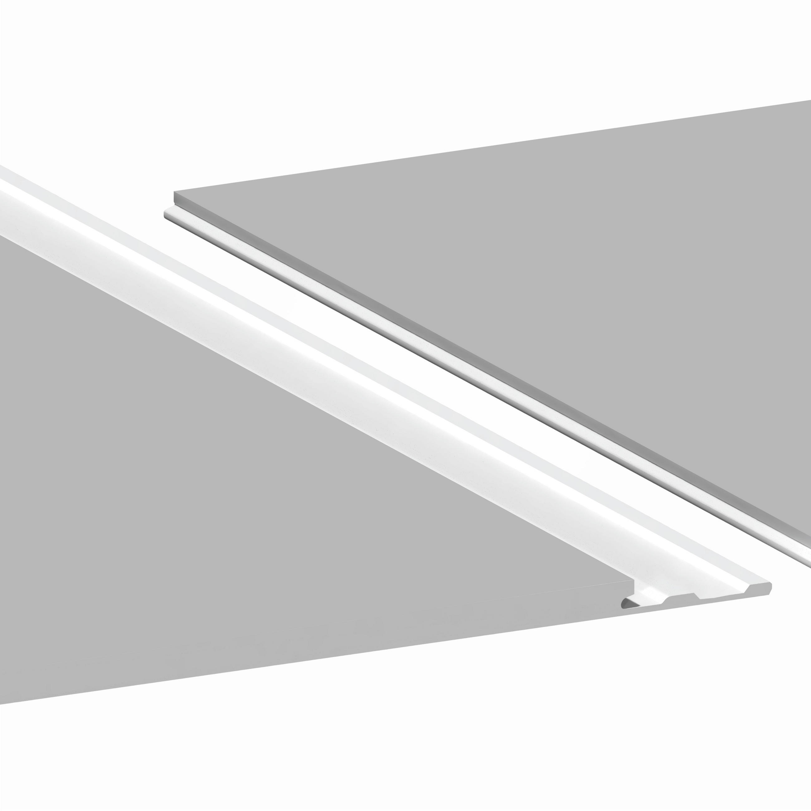 AQUA-STEP- ALL IN ONE - Wasserdichte Wandpaneele und Bodenpaneele für Badezimmer - Weiß - 6 Paneele (2,34m²) - Weiß, Kunststoff (122/32/0.45cm) - Aqua-Step® 