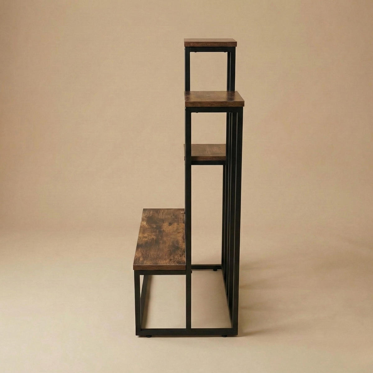 BLUMENTISCH Ilo 51/34/67 cm - Braun, Holzwerkstoff (34/67/51cm) - EDAXO