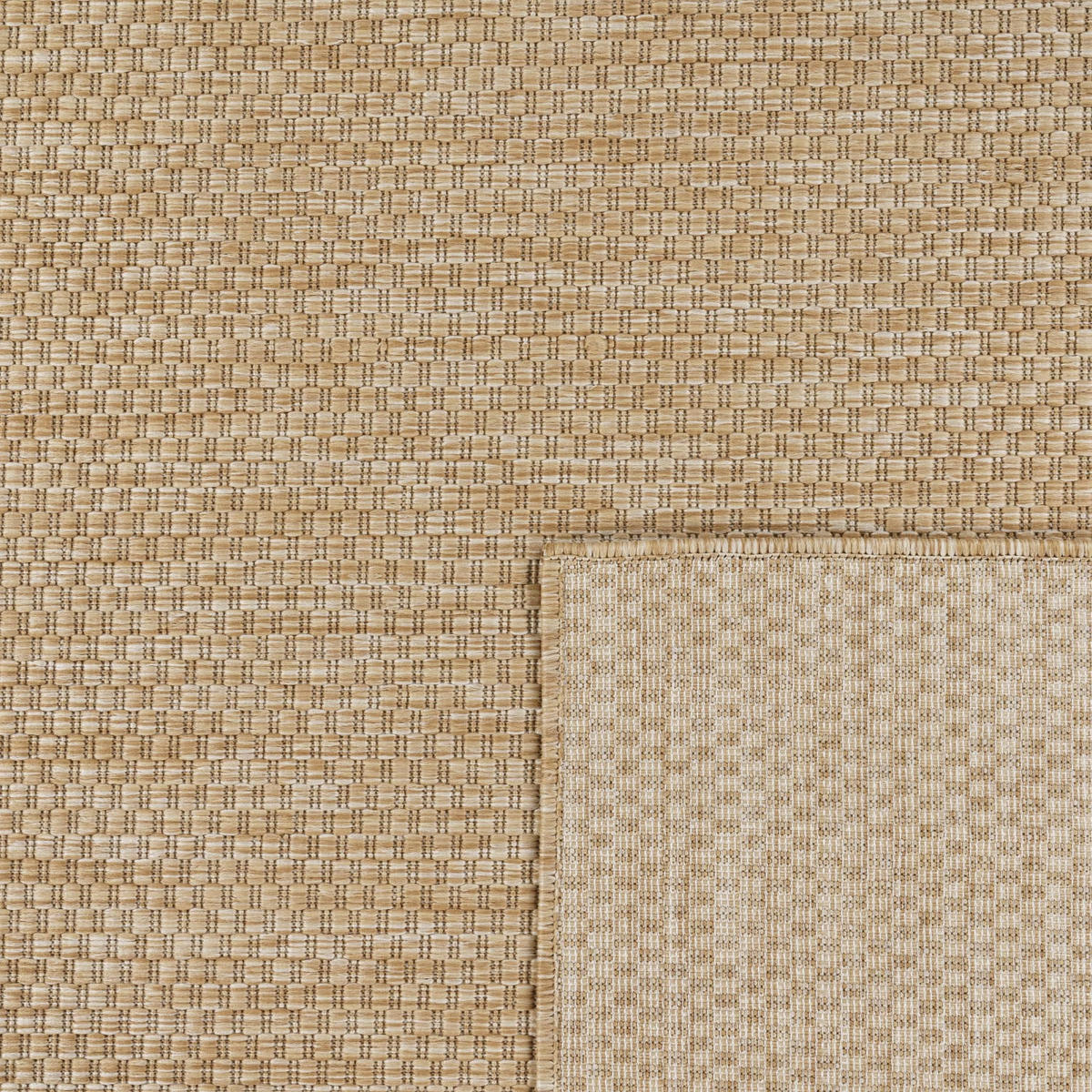 OUTDOORTEPPICH 200/200 cm Venedig 165 - Naturfarben, Kunststoff (200/200cm) - Paco Home