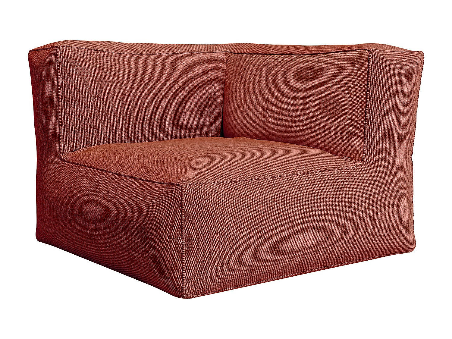 GARTENSESSEL - 1 -Sitzer - Olefin - terracotta - NOUMARA - Braun, Textil (95/80/95cm) - Vente-Unique