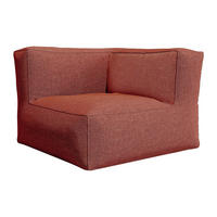 GARTENSESSEL - 1 -Sitzer - Olefin - terracotta - NOUMARA - Braun, Textil (95/80/95cm) - Vente-Unique