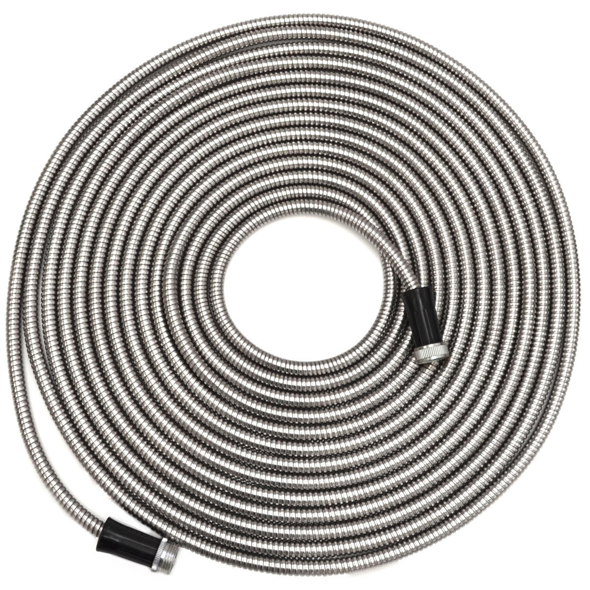 EDELSTAHL-GARTENSCHLAUCH 15 m - Silberfarben, Metall (1500cm) - eyepower