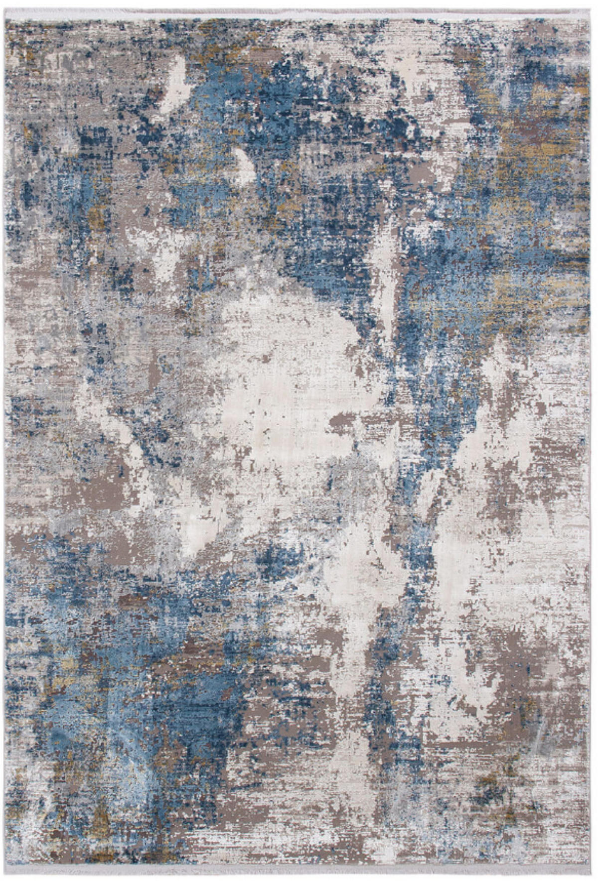 TEPPICH modern Wohn-/Schlafzimmer Viskose LINCOLN Blau 200x300 cm - Blau, Textil (200/300cm) - Novatrend
