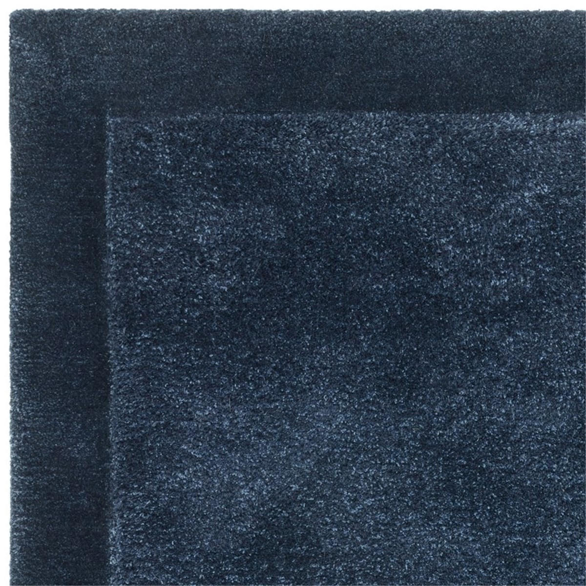 TEPPICH Moderner für Wohn- und Schlafzimmer aus Wolle und Viskose SHINE Blau 200 x 290 cm - Blau, Naturmaterialien (200/290cm) - Novatrend