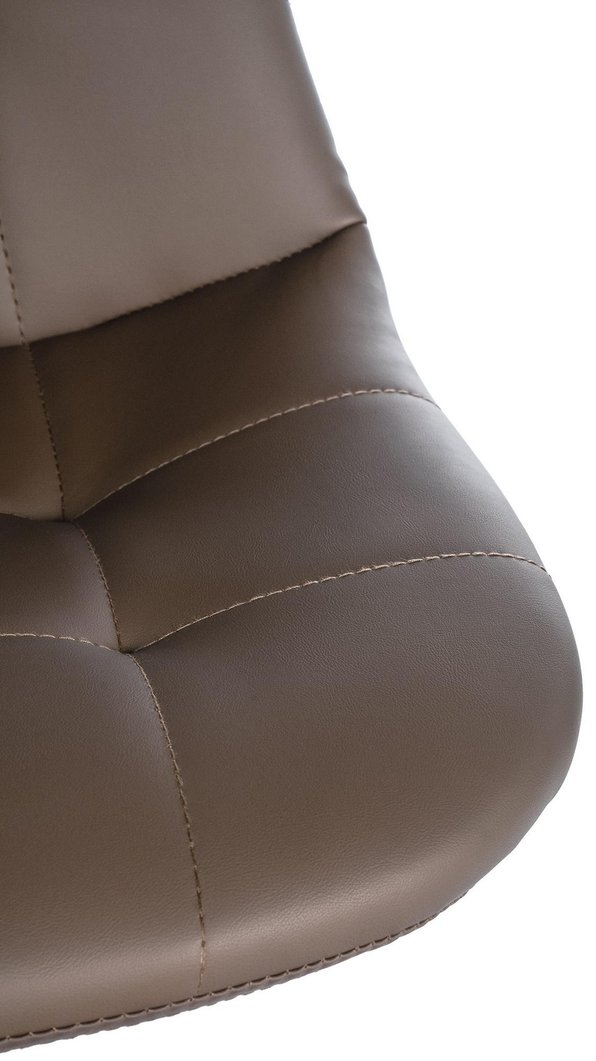 BARHOCKER Metall braun - Schwarz/Braun, Textil/Metall (47/58/56cm) - CLP