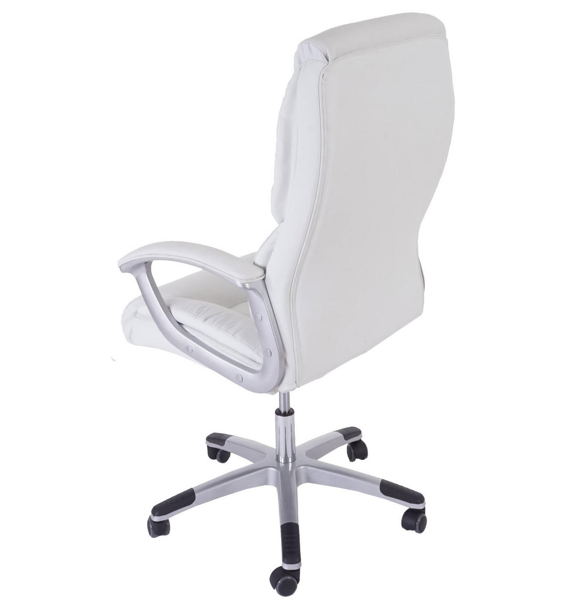 PROFI-BÜROSTUHL XXL Weiß - Weiß, Textil (68/125/77cm) - MCW