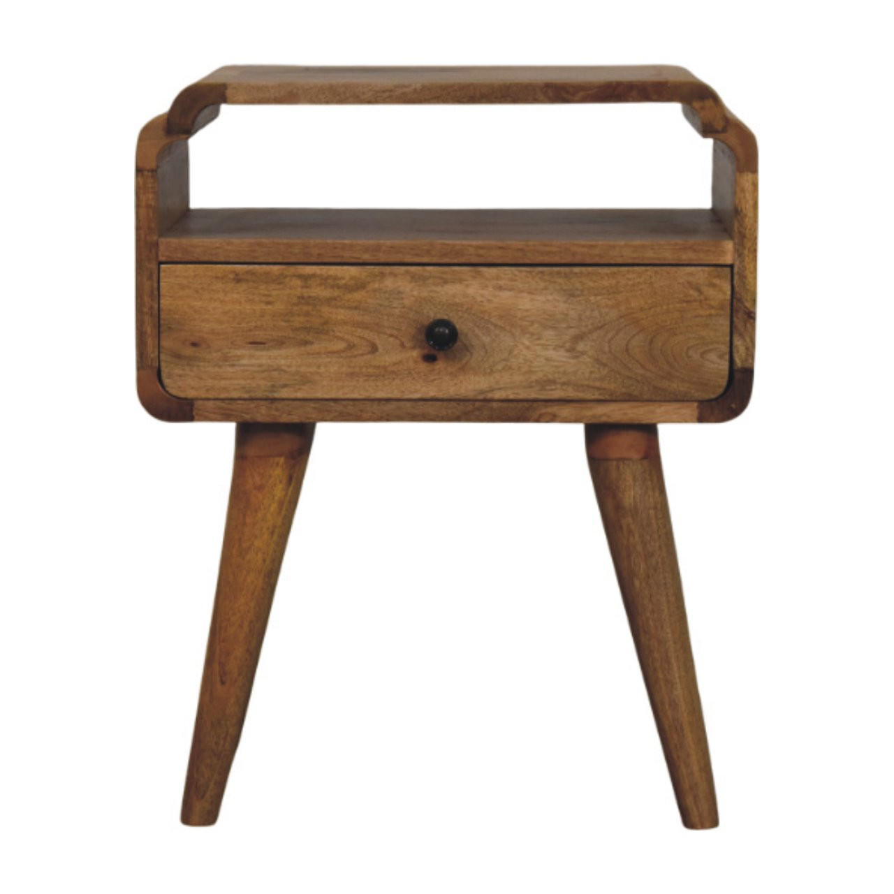 Artisan Furniture KOMODA dokončení z kaštanového dřeva, 3 zásuvky, tmavě hnědá