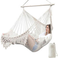HÄNGESESSEL Baumwolle Weiß 240 x 80 cm - Weiß, Textil (80/1.5/240cm)