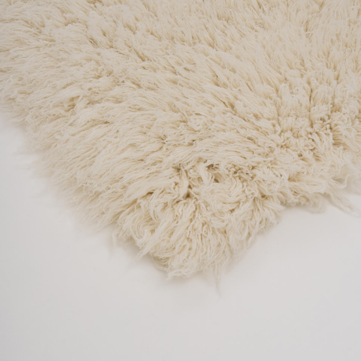 NATUR TEPPICH FLOKATI SUPREME - Creme, Textil (120/180cm) - Pergamon