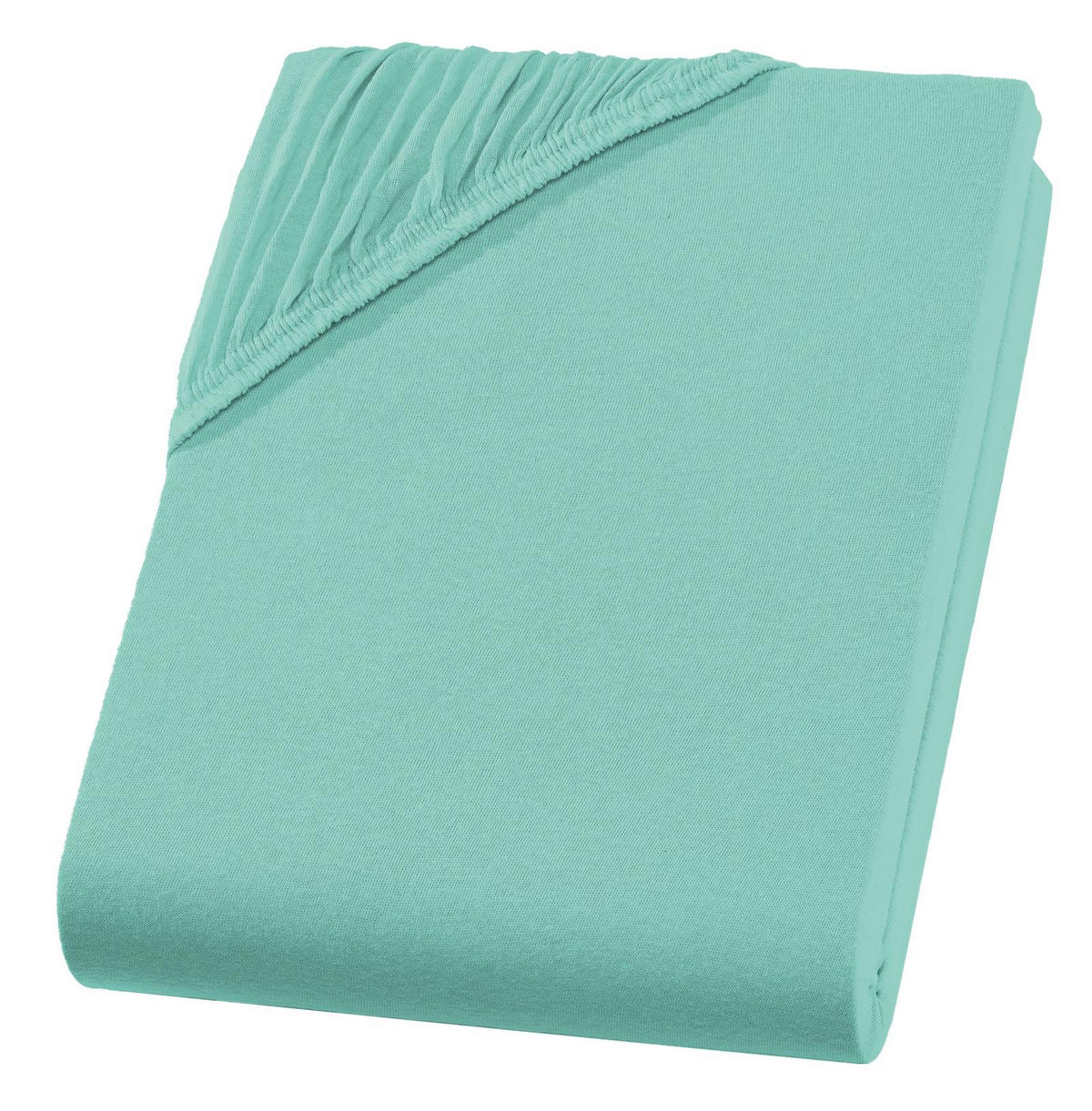 SPANNBETTLAKEN Boxspringbett Jersey 180x200 180x220 200x200 200x200, Wasserbett Bettlaken aus 100% Baumwolle - Mintgrün, Textil (200/220cm) - Carpe Sonno