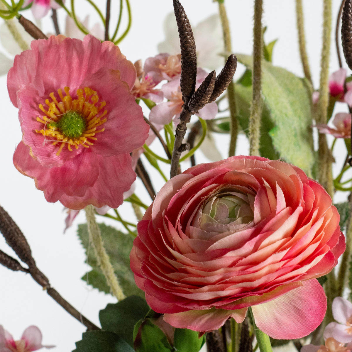 KUNSTBLUME Künstlicher Blumenstrauß - Teneriffa 50cm - Naturfarben, Kunststoff (50cm) - aplanta