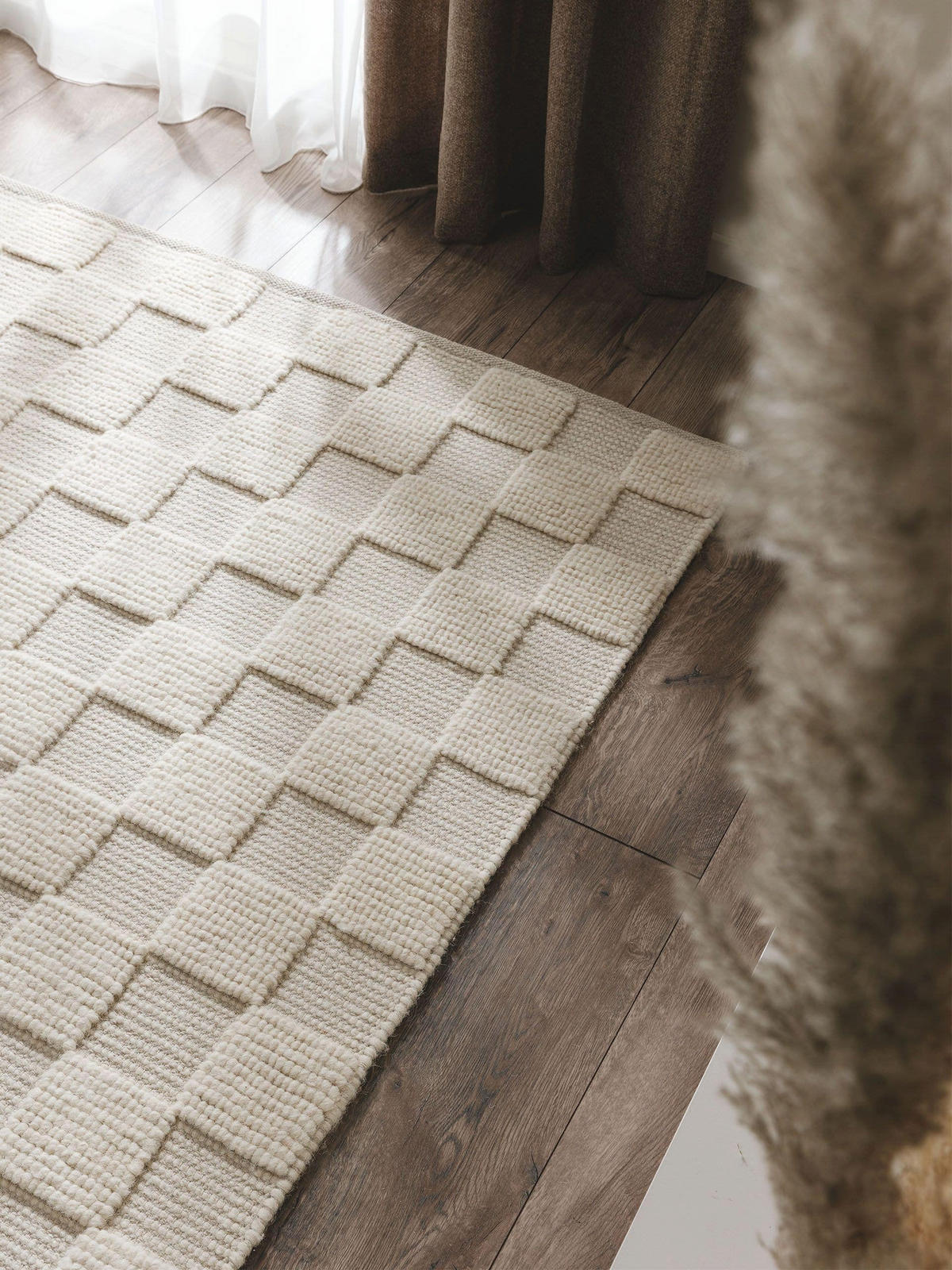 TEPPICH Jasper Cream 200x300 cm - Creme, Textil (200/300cm) - benuta Pure