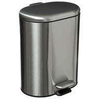 KOSMETIKEIMER Siliflex, Metall, Kunststoff, Silber, 6 L - Silberfarben, Metall (21.5/31.5/24cm) - 5five Simply Smart