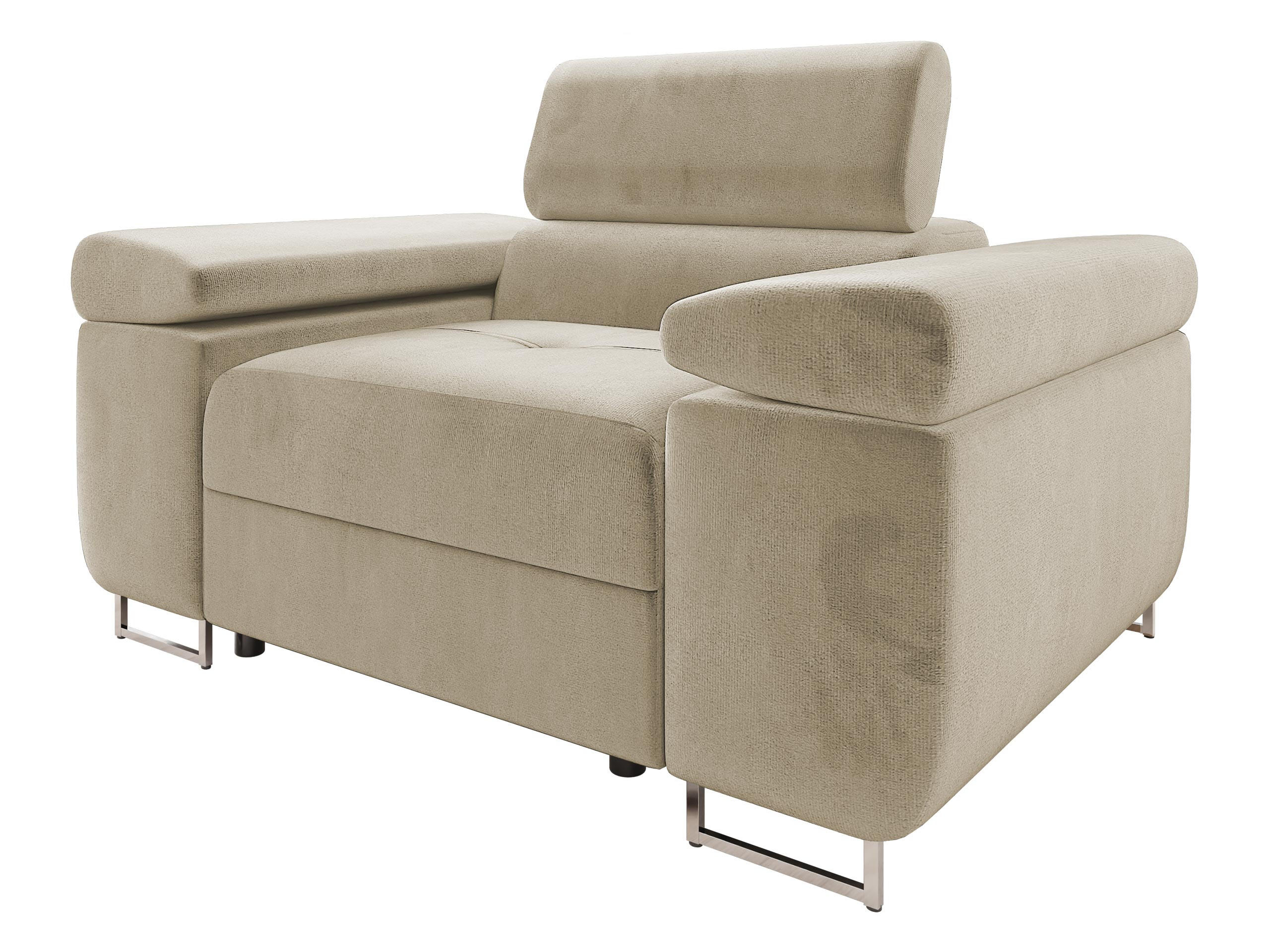 SESSEL Torezio - Beige, Holz/Textil (134/90/102cm) - MIRJAN24