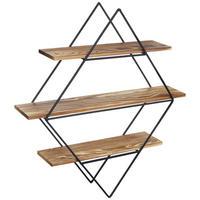 WANDREGAL Braun - Braun, Holz (55/60/12cm) - MCW