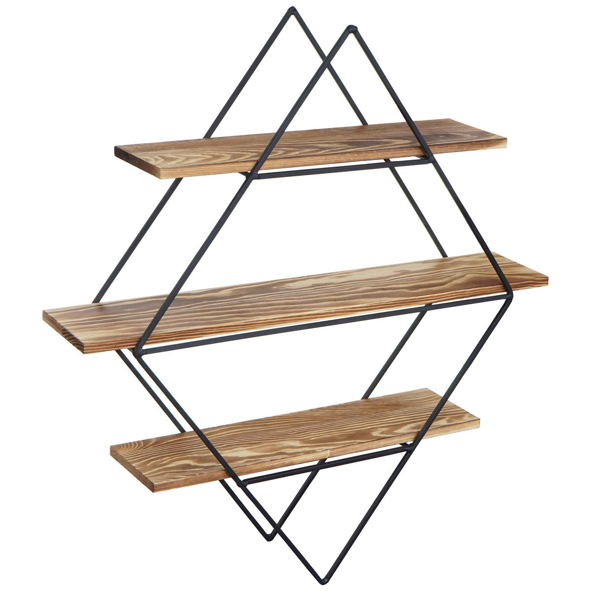 WANDREGAL Braun - Braun, Holz (55/60/12cm) - MCW