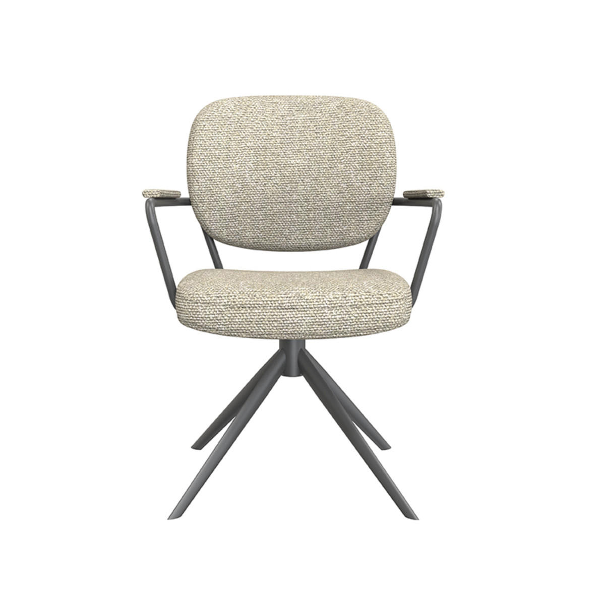 ESSZIMMERSTUHL Basel Beige 64/61/89 cm 2er-Set - Beige, Textil (61/89/64cm) - LABEL51