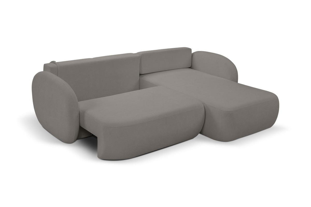ECKSOFA Olena - Grau (Sicurio 75) - Grau, Holzwerkstoff (248/174cm)