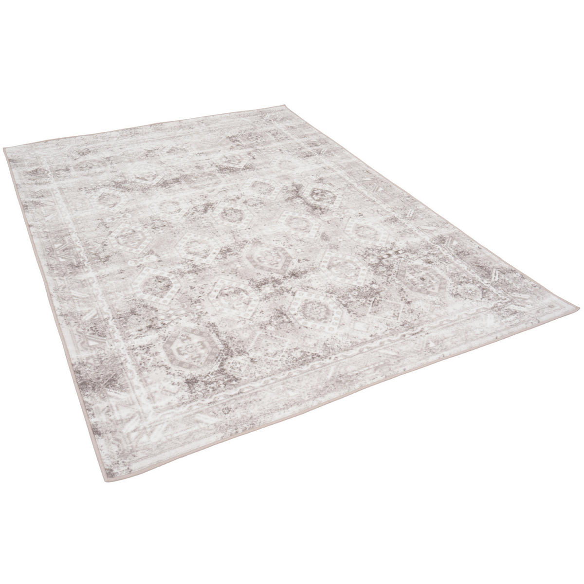 DESIGNER TEPPICH TAWIRA VINTAGE - Anthrazit, Textil (120/170cm) - Pergamon