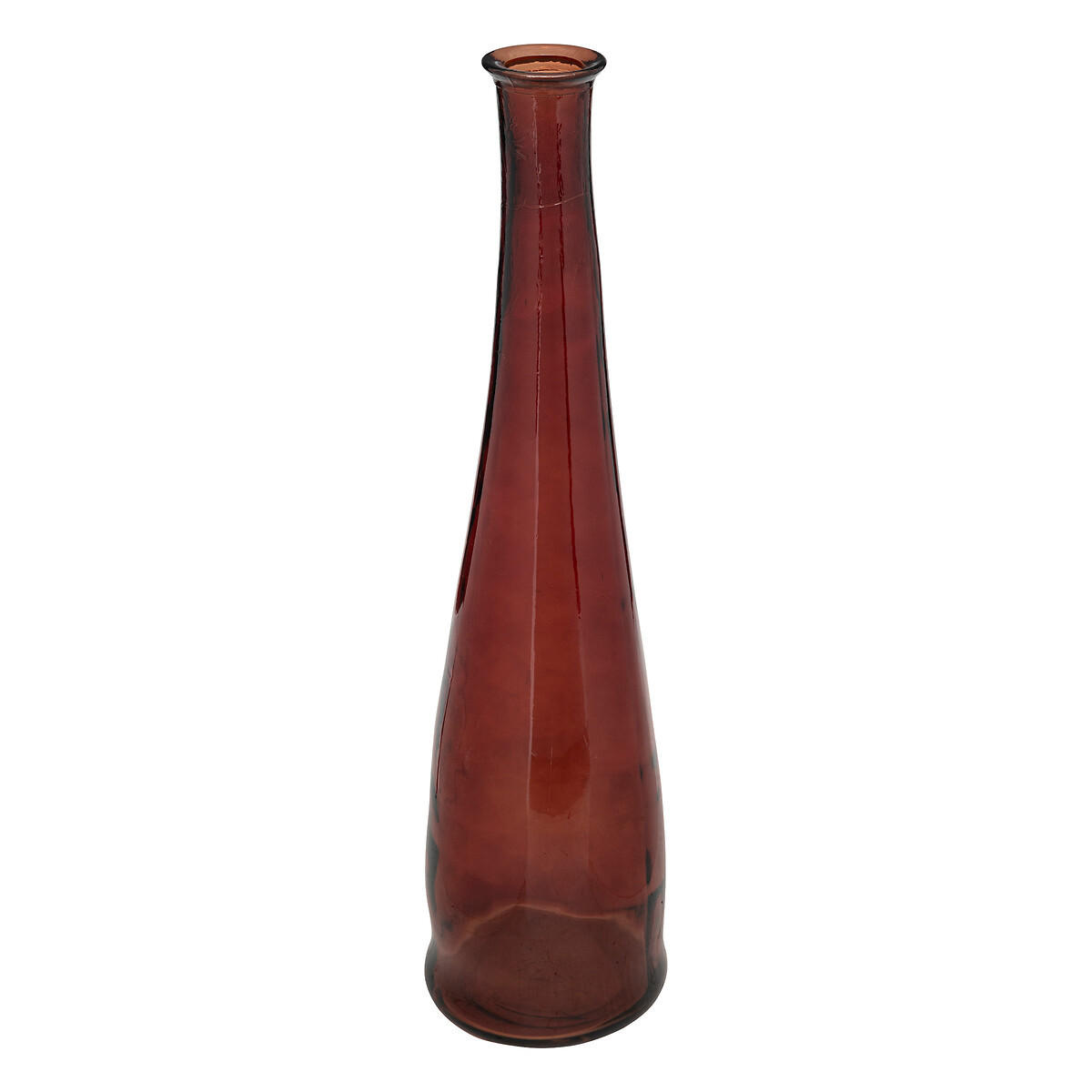 GLASVASE aus recyceltem Glas Uly 18/18/80 cm - Braun, Glas (18/80cm) - Atmosphera Createur d´interieur