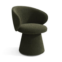 STUHL Bouclé-Stoff Khakigrün 54cm - Olivgrün/Grün, Textil (54/77.5/53.5cm) - Sia Home