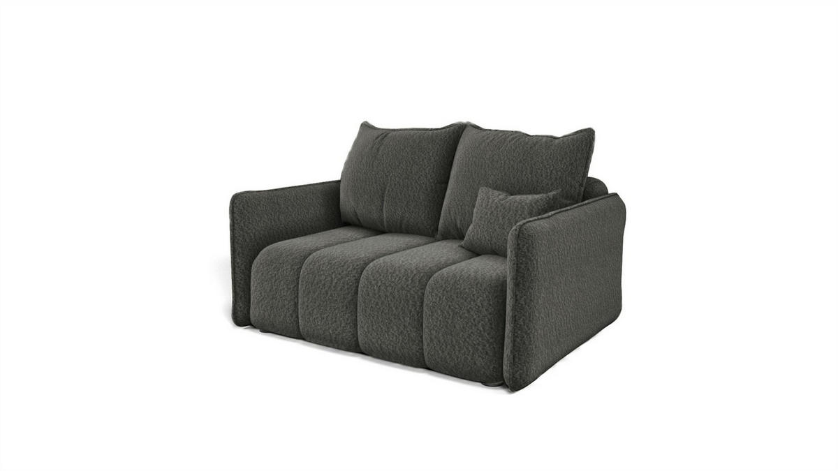 SOFA 2-sitzer Morgano - Anthrazit, Holzwerkstoff/Textil (150/86/102cm) - Fun Möbel