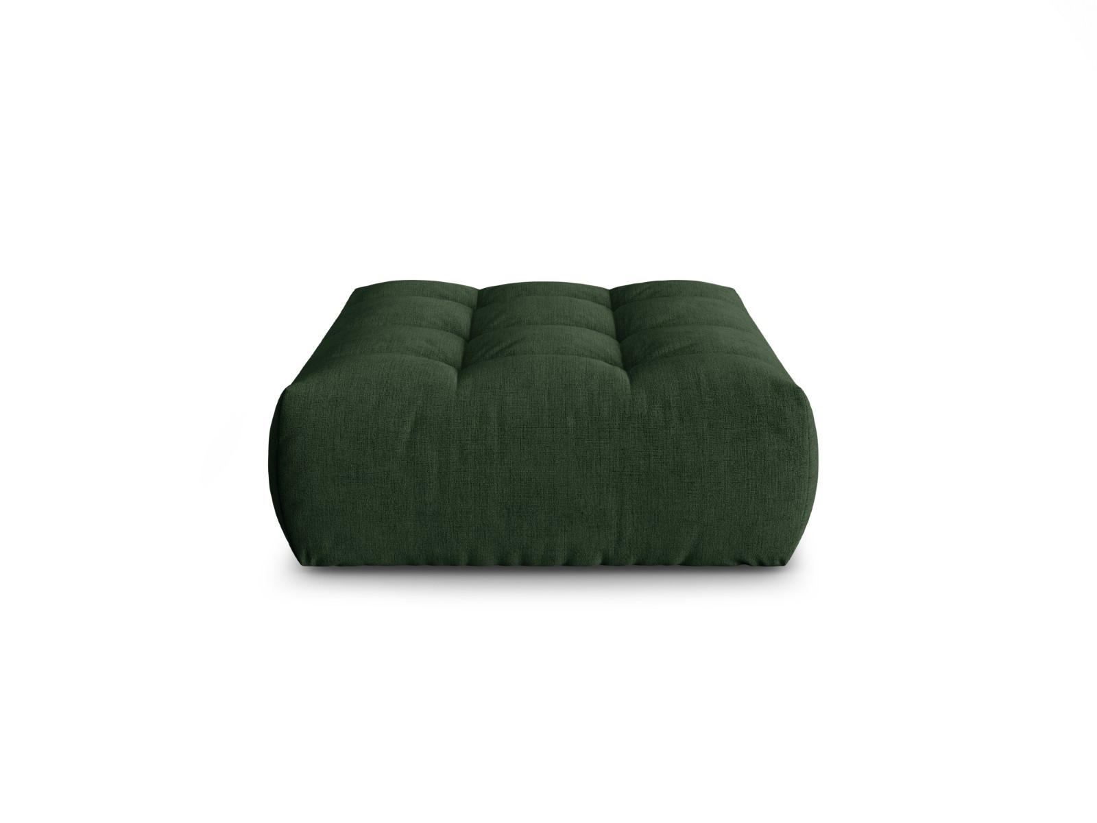 POUF Bloom aus strukturiertem Stoff moosgrün - Salbeigrün, Textil (101/42/110cm) - Micadoni