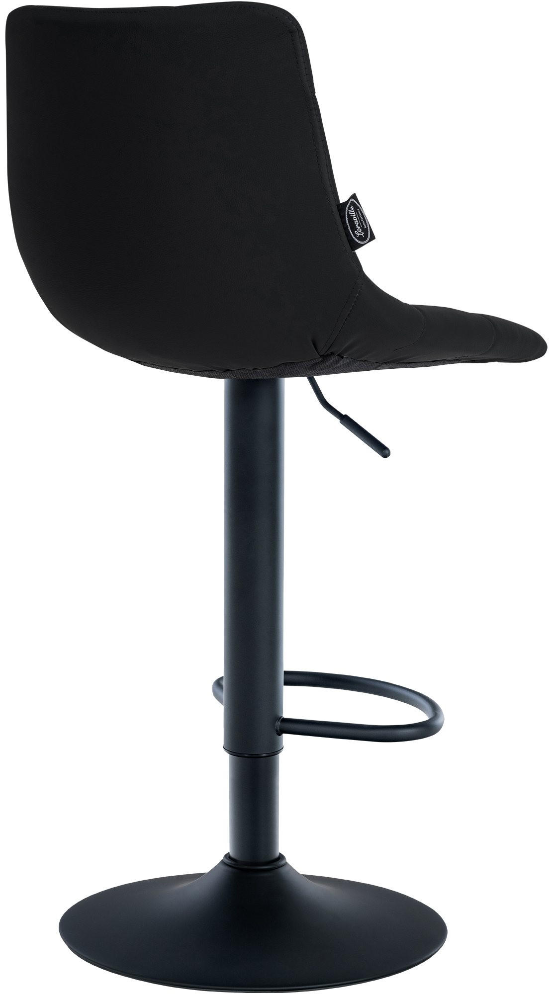 Thumbnail - CLP Barhocker, Schwarz, Textil, 43x87x46.5 cm, Esszimmer, Barmöbel, Barhocker