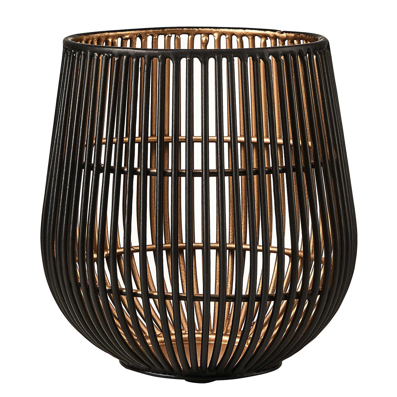 TEELICHTHALTER Yoko - Schwarz, Metall (14cm) - BUTLERS