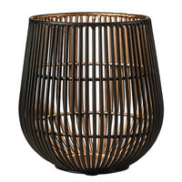 TEELICHTHALTER (4er Set) Yoko - Schwarz, Metall (14cm) - Butlers