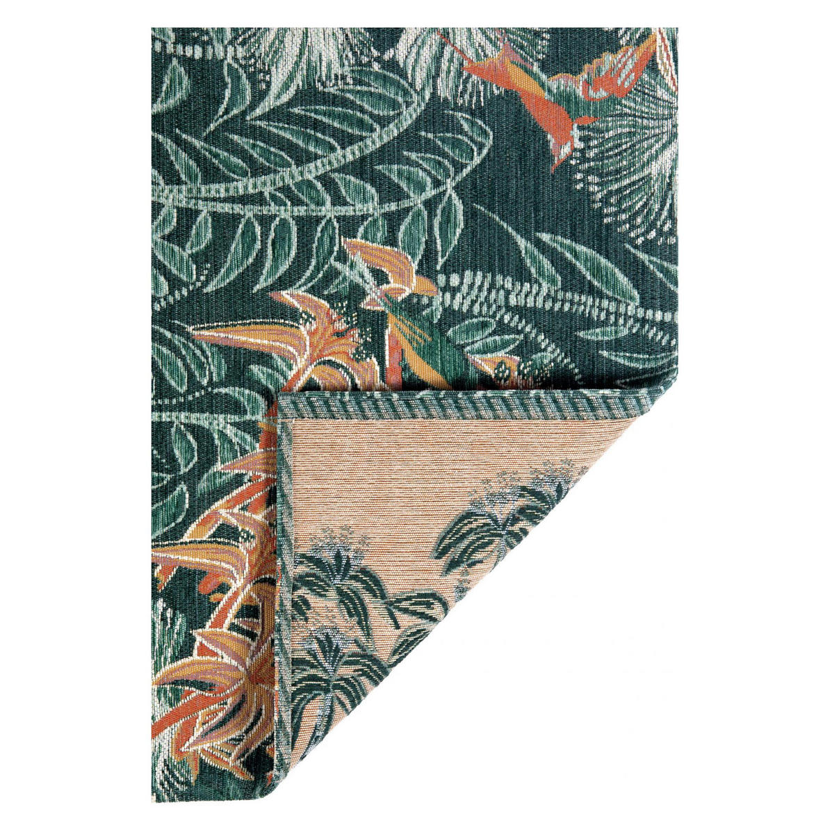 TEPPICH Nona prusse 67 x 200 x 1 cm - Blau, Textil (67/200cm) - Vivaraise