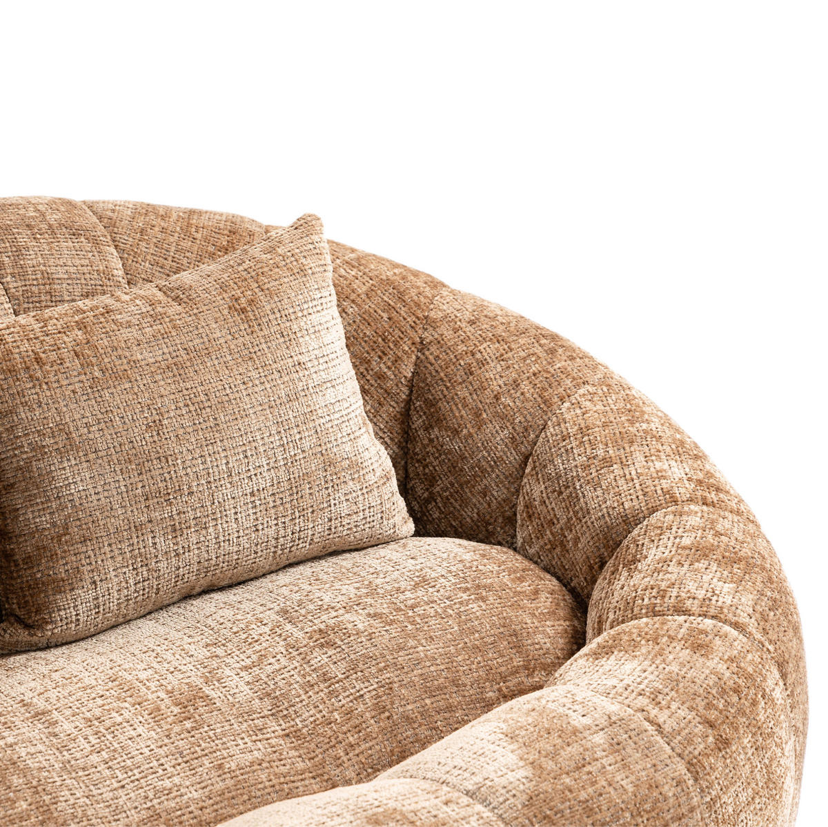 SITZSACK Loungesessel 150 x 95 x 63 cm Chenille Coffee - Braun, Kunststoff (95/63/145cm) - Beauniv